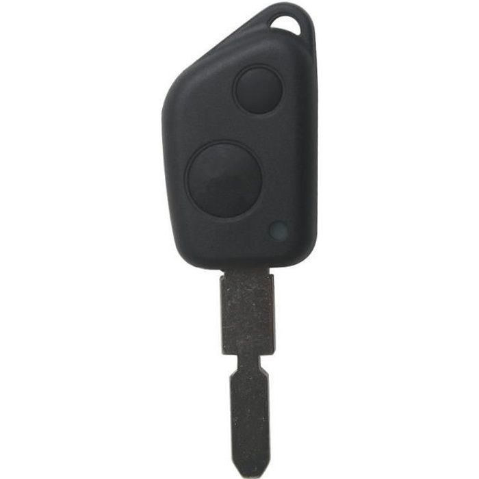 Cle plip pour peugeot 105 205 305 405 106 206 306 406 coque telecommande 2 boutons @pro-plip