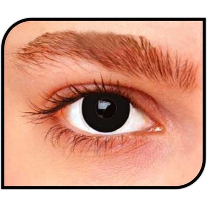 Lentilles de couleur Noire Flash