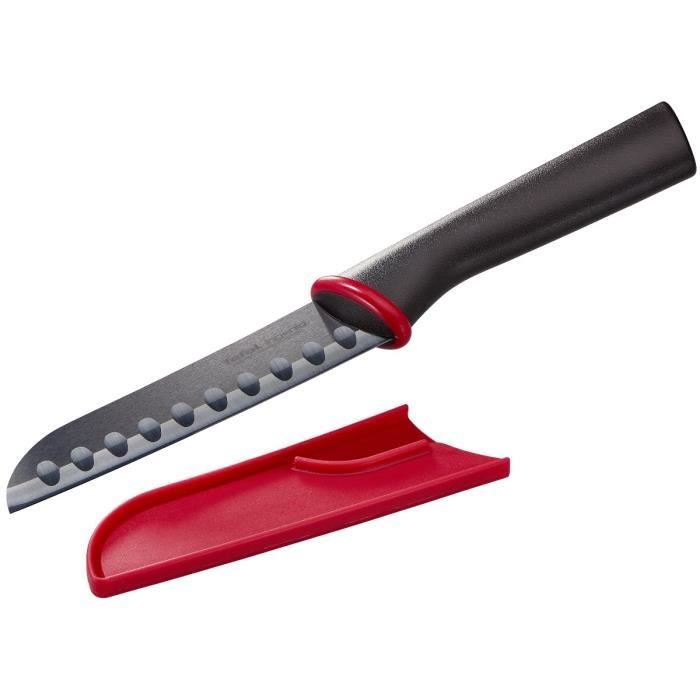 TEFAL INGENIO Couteau Santoku + Etui 13cm céramique noire K1520414