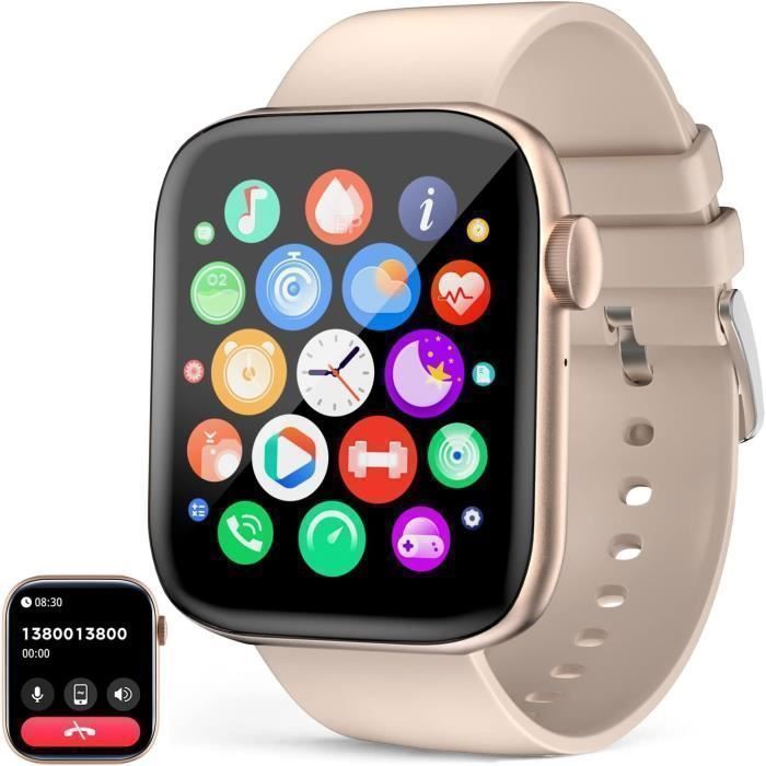 Smart Watch Montre ConnectÃ©e Femme Sms Appel Apple Watch Montre