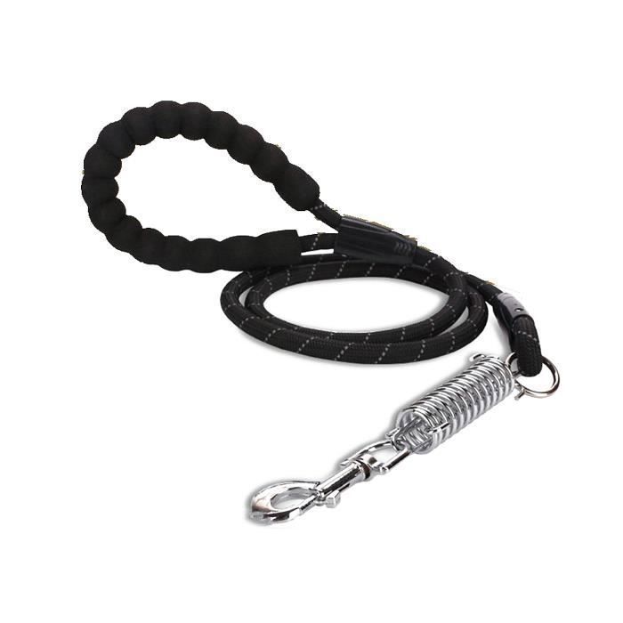 Comparer les prix de Laisse pour chien de 5 pieds avec ressort puissant, pour gros chien et promenade en plein air Laisse pour chien de 12 mm de