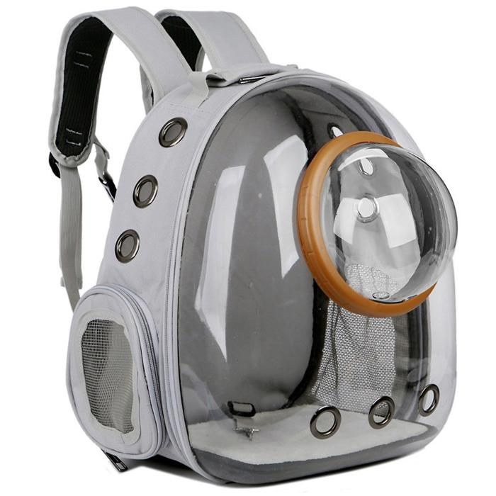 Sac à dos de transport extensible pour chat approuvé par les compagnies aériennes avec lit à bulles
