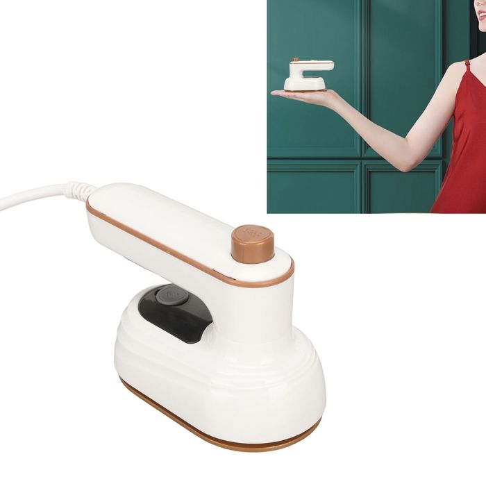 KEENSO Machine à repasser à main Mini Machine à repasser rotative poignée pliante Thermostat fer à main parfum anti-ride Prise UE - Keenso