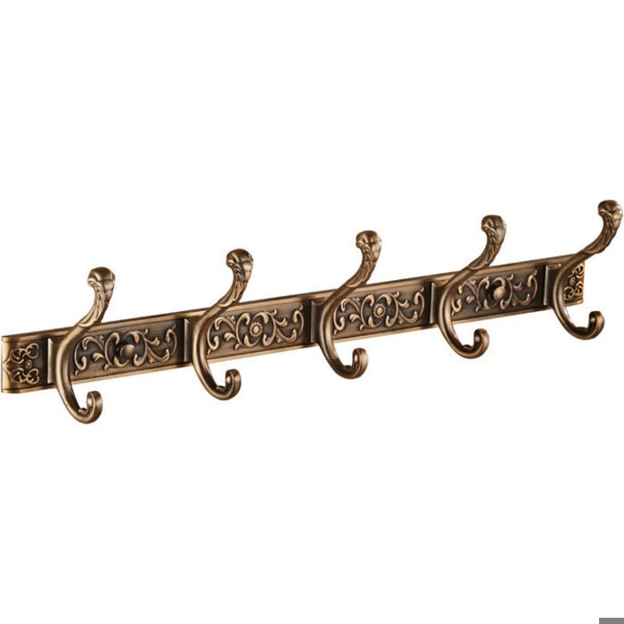 Patère murale vintage - Unbrand - Aluminium résistant à la corrosion - Longueur 53 cm