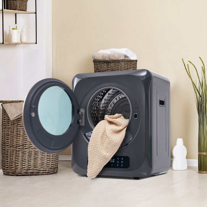 Zitty Sèche-linge Évacuation 3-4kg 850W Plastique Gris 6 Programmes Multifonction Overheat Protectiongris - Zitty