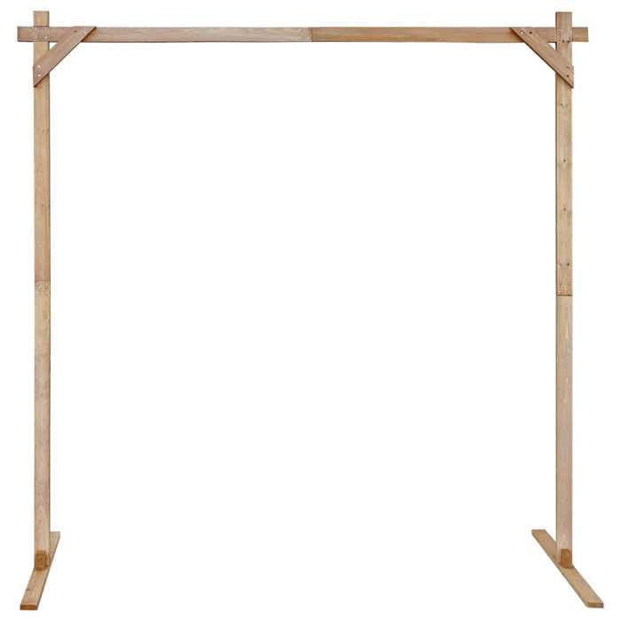 Moderne Arche de mariage Marron Clair 225 x 95 x 226 cm Arches treillages & pergolas de jardin @EU59341