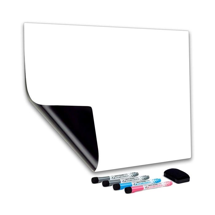 Cuoy Tableau Blanc Magnétique pour Réfrigérateur 30x20 cm Tableau Blanc pour la Maison la Cuisine le Menu de Cours MEUBLE A EPICES