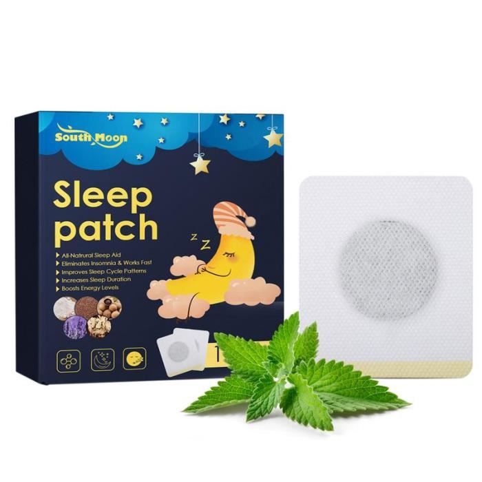 Patchs de sommeil à base de plantes pour adultes, 12 pièces, aide au sommeil, favorise le repos et le rajeun