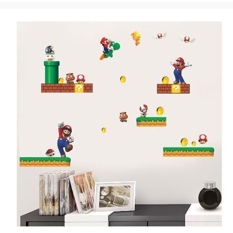 Stickers Super Mario Bros: la collection de Stickers Muraux Géants