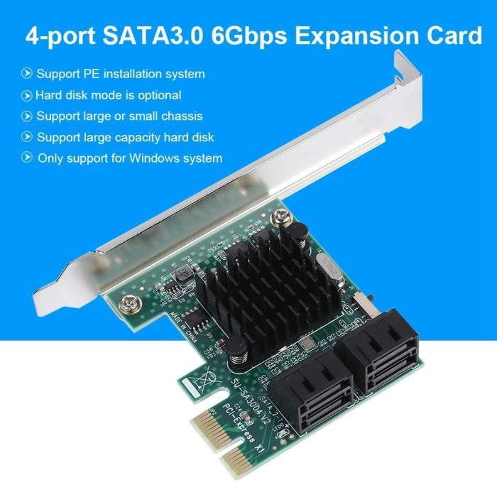 Carte Contrôleur Hub USB 2.0 PCI - 5 Ports Haute Vitesse 480 Mbps - Module Adaptateur Neuf