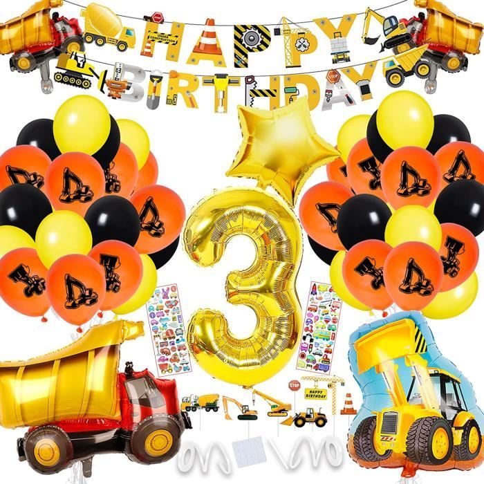 Décoration D'Anniversaire Pour Garçon - Pelleteuse