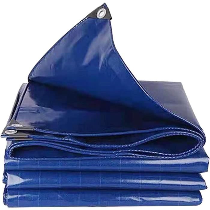 Bâche Bleue, Bâche Imperméable Très Résistante Avec œillets