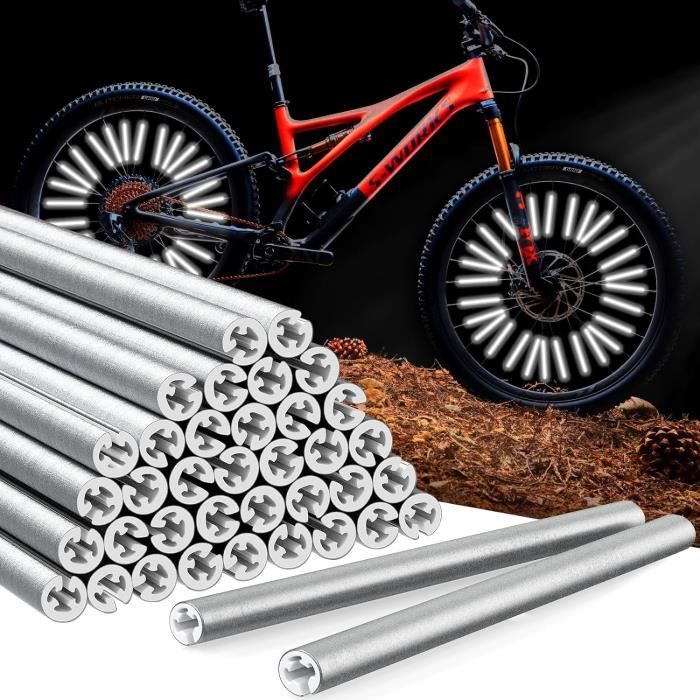 Pédale pliante vélo pliant avec réflecteurs, pédales de vélo pliables aluminium pour VTT, trekking, pédales en résine - Sport