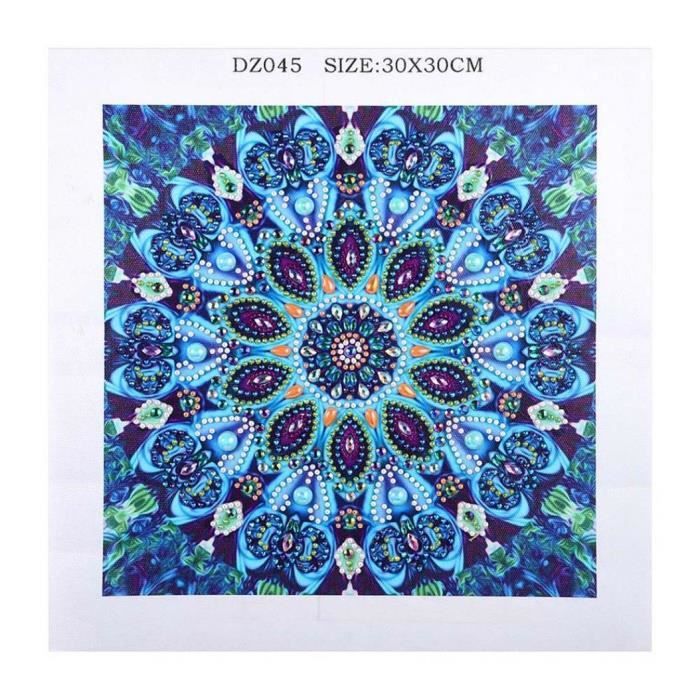 Peinture Diamant 5d Diy Broderie Diamant Mandala Decoration Ideale Tableau Chambre Maison Decoration Murale Salon 30x30cm Dv Videk Hr
