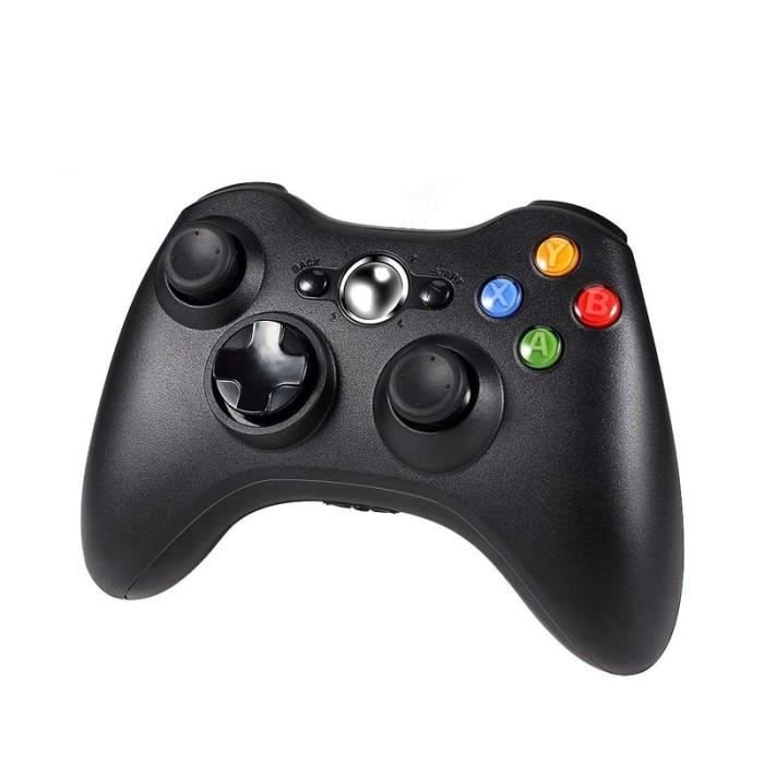 Une Manette Controleur De Jeu Sans Fil Xbox 360 A Double Vibration Controleur De Manette De Jeu Bluetooth Pour Windows 7 8 10 Pc Cdiscount