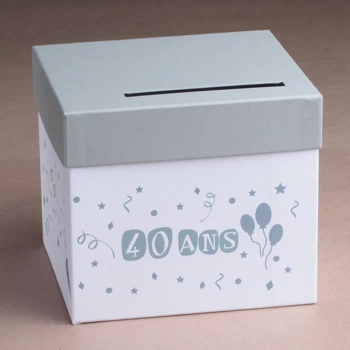 Urne D Anniversaire 40 Ans Cdiscount Maison