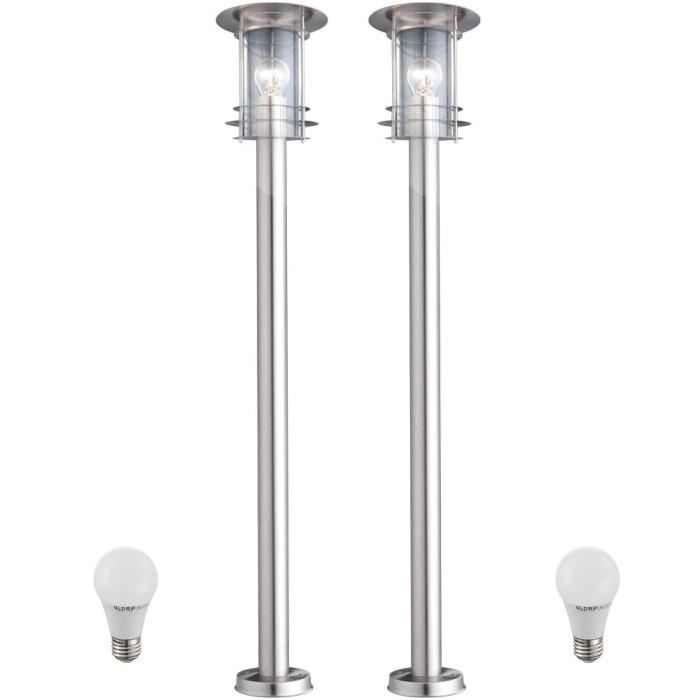 2 X Lampadaire Del 7 Watts Luminaire Sur Pied Lampe Led Espace