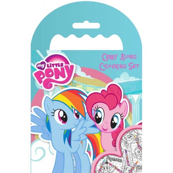 Kit De Dessin My Little Pony Set De Coloriage De Voyage Carnet