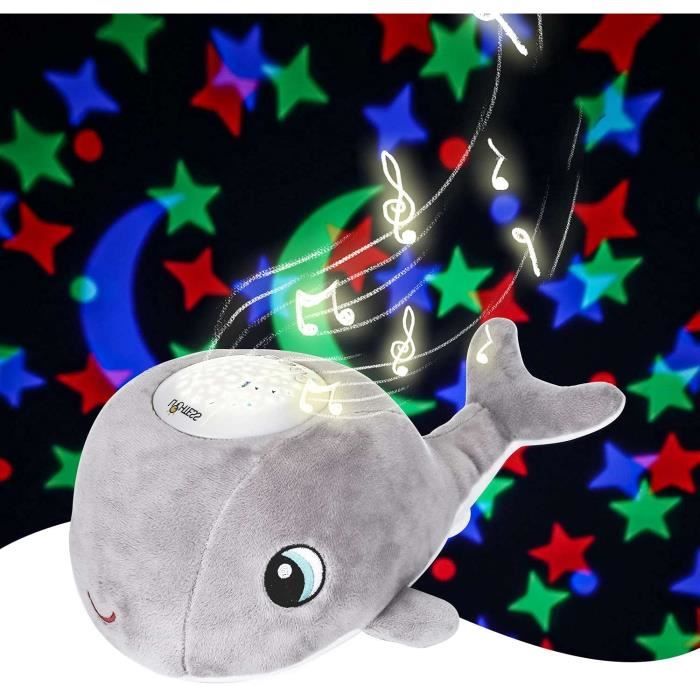 Veilleuse Peluche Musicale Et Lumineuse Veilleuse Bebe Peluche Baleine 15 Apaisant Bruit Blanc Projecteur Etoile Volume Eclaira14 Cdiscount Puericulture Eveil Bebe