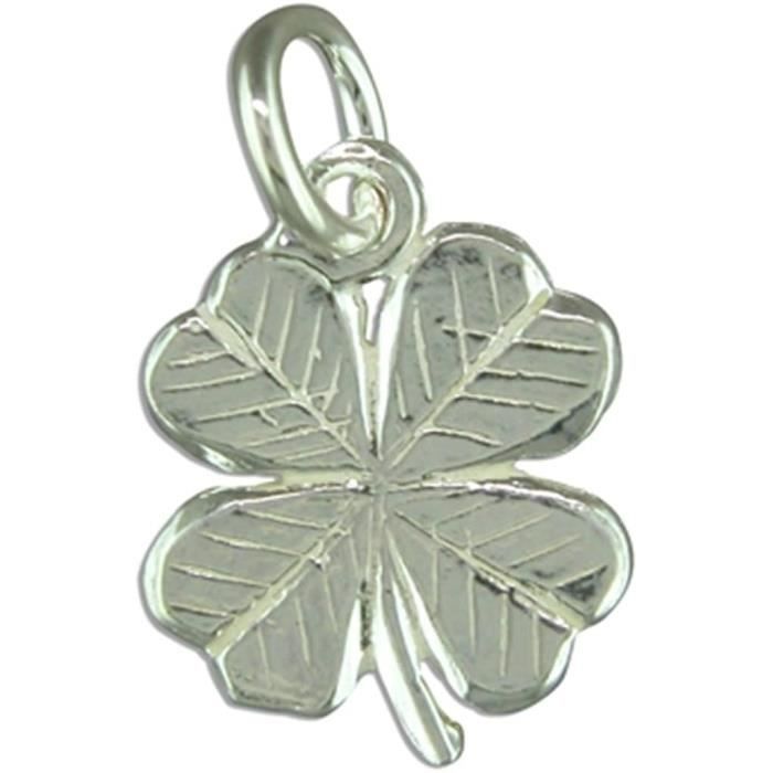 Pendentif Trèfle Ouvert En Argent Sterling 925 Avec Cristaux - Neuf Magnifique, Sans Emballage
