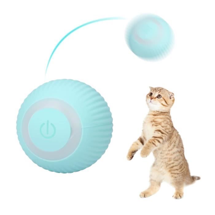 Balle Interactive Intelligente Pour Chat - 3 Modes, Rechargeable USB, Évite Les Obstacles - 13
