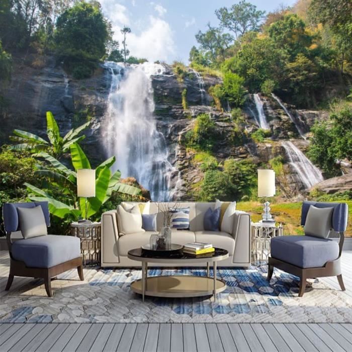 Forêt pluviale forêt tropicale Peinture Tableau en Vente