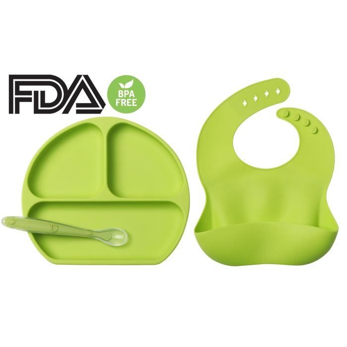 Bebe Ensemble Assiette Bavoir En Silicone Avec Une Cuillere Antiderapant Napperon En Silicone Alimentaire Grade Sections Divis Achat Vente Bavoir Cdiscount Bebe Ensemble Assiette Bavoir En Silicone Avec Une Cuillere Antiderapant Napperon En Silicone Alimentaire Grade Sections Divis Achat Vente Bavoir Cdiscount
