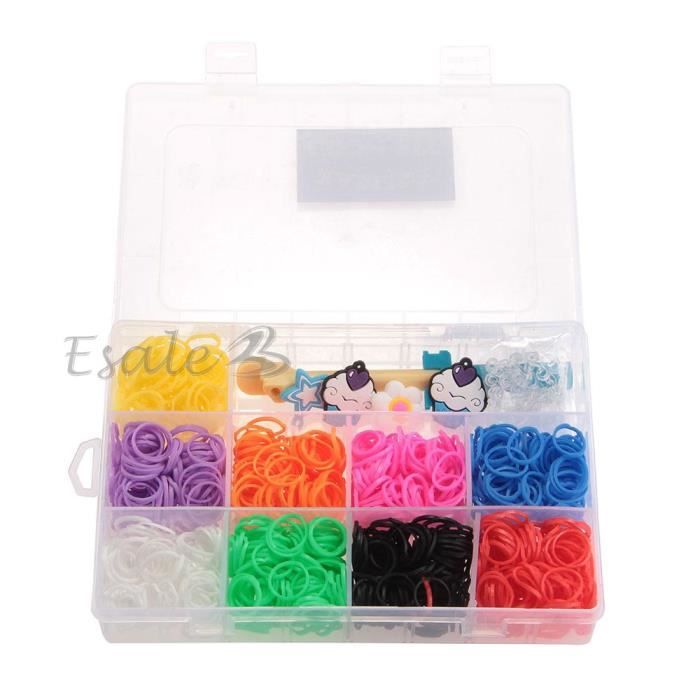 Uolifrem Kit de fabrication de bracelets élastiques en caoutchouc 2 800