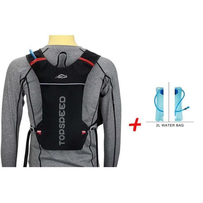 Gilet D'hydratation Ultraspire Momentum 2.0 – Léger, Noir, Taille M – Parfait Pour Le Trail