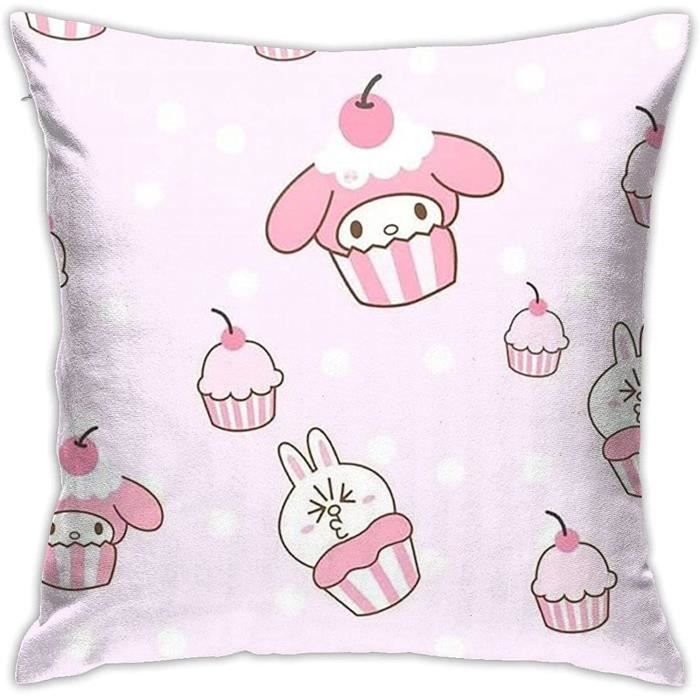 Lot De 2 Housses De Coussin Carrées Décoratives Super Douces Avec