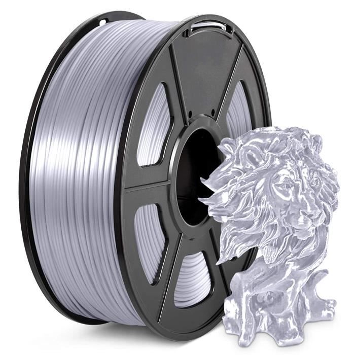 PLA Filament 1.75mm Silk Silver, JAYO Imprimante 3D Filament PLA Shiny  Silky Shine 1kg Spool, Précision Dimensionnelle +-- 0,02 A43 - Cdiscount  Informatique
