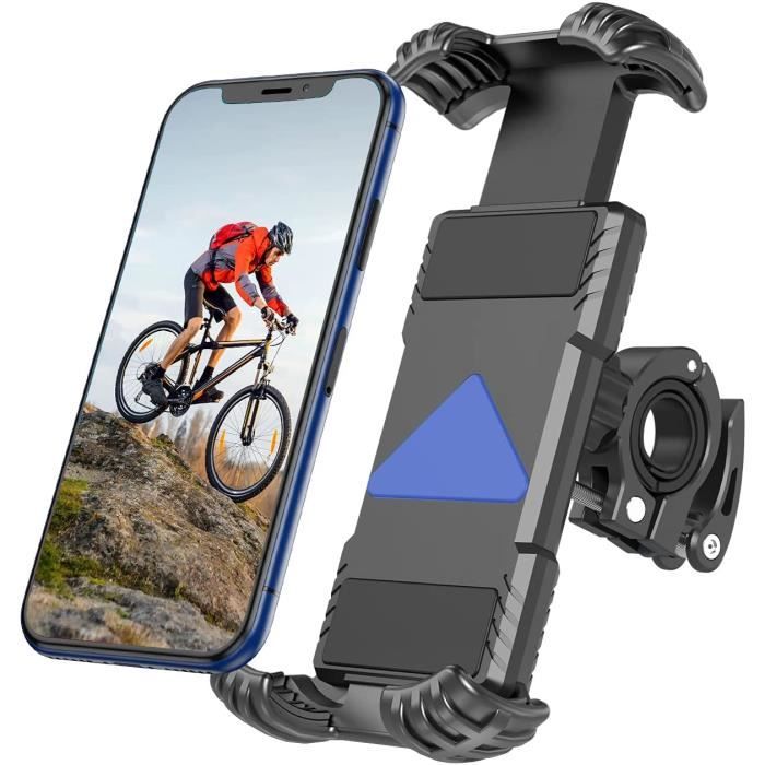 Support Téléphone Vélo/Moto Universel Nllkii - Rotation 360° - Installation Sans Outil - Pour Smartphones 4.5-7"