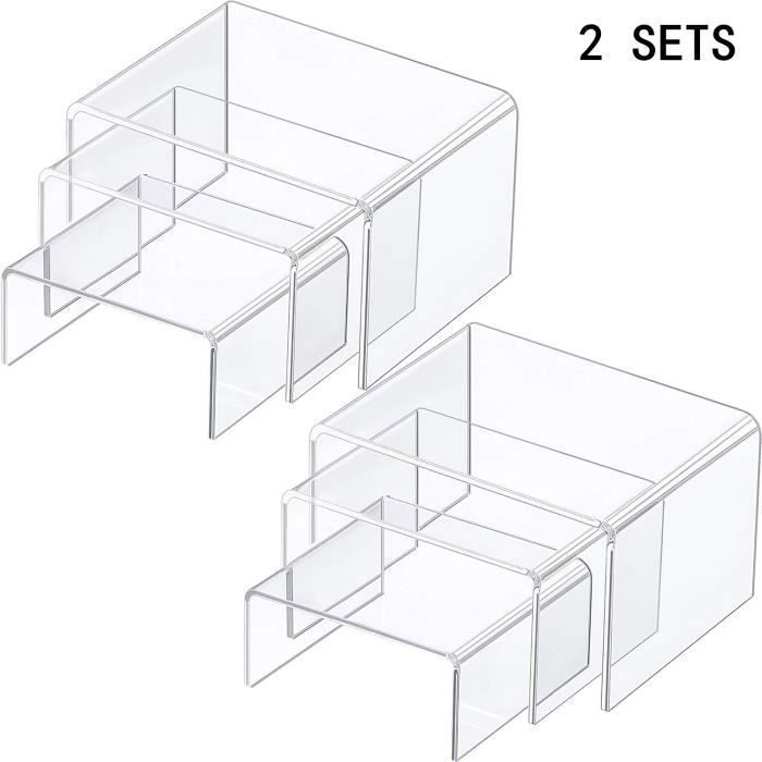 2 étape Affichage Riser Stand Clair Acrylique - Alibaba - 8