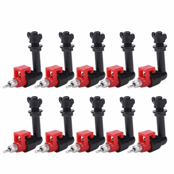 Lot De 6 Abreuvoirs à Mamelon Pour Lapin - Système Automatique Double Ressort