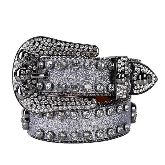 125 cm Comme image Ceintures Ceinture Femme Luxe Ceinture Femme Ceinture Homme Punk Y2K Pour Hommes Coule Cdiscount Sport