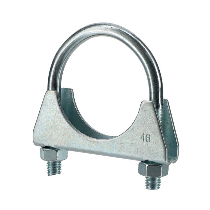 Collier Pot D'échappement Inox 40-43mm - Pièces Echappement Sur La Bécanerie