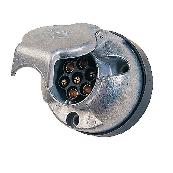 AMA Prise Femelle Aluminium 12 V 7 plots 