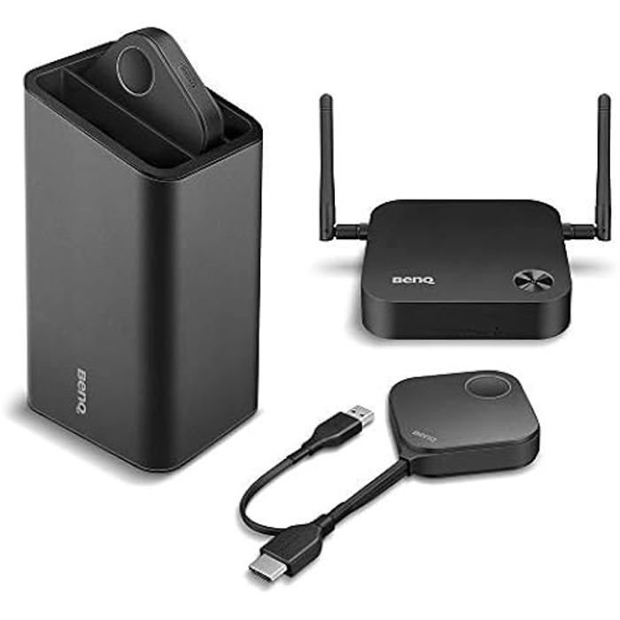 BenQ InstaShow WDC10 Extension audiovidéo sans fil Wi Fi 5 jusqu'à 8 pour BenQ LH710 LH930 LU710 LU960UST MH536 MS560 Large Venue LU9255 - vue 2
