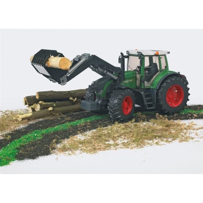 Tracteur jouet Fendt 936 Vario - BRUDER - Modèle Fendt 936 Vario - Fourche fonctionnelle - Capot ouvrable Tracteur jouet Fendt 936 Vario - BRUDER - Modèle Fendt 936 Vario - Fourche fonctionnelle - Capot ouvrable