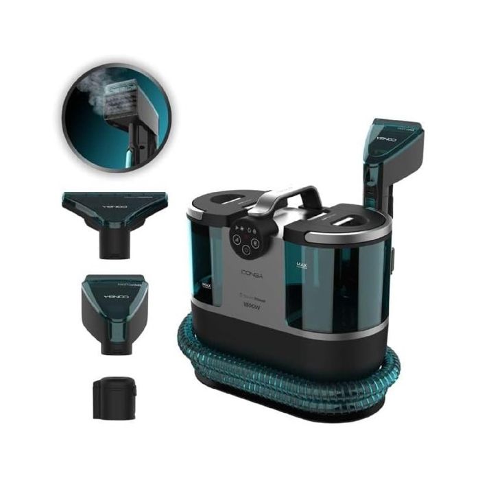 Cecotec Nettoyeur Vapeur Tapis Conga 7000 Carpet&Spot Clean Steam XXL. Nettoyeur De Taches 1700 W vapeur pour détartrage