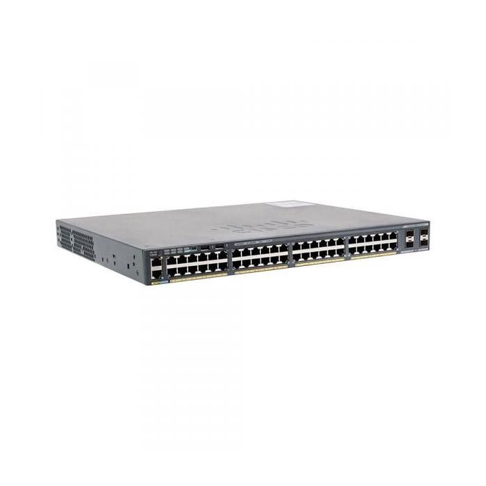 Commutateur géré - CISCO - WS-C2960X-48FPS-L - 48 ports PoE+ Gigabit - 4 x SFP - Empilable 1U Reconditionné - Cisco reconditionné disponible sur Cdiscount Seconde Vie