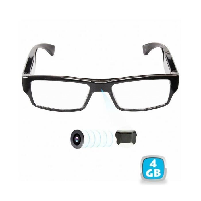 Lunettes de Vue Cam ra Espion 4Go 1080P HD avec Objectif