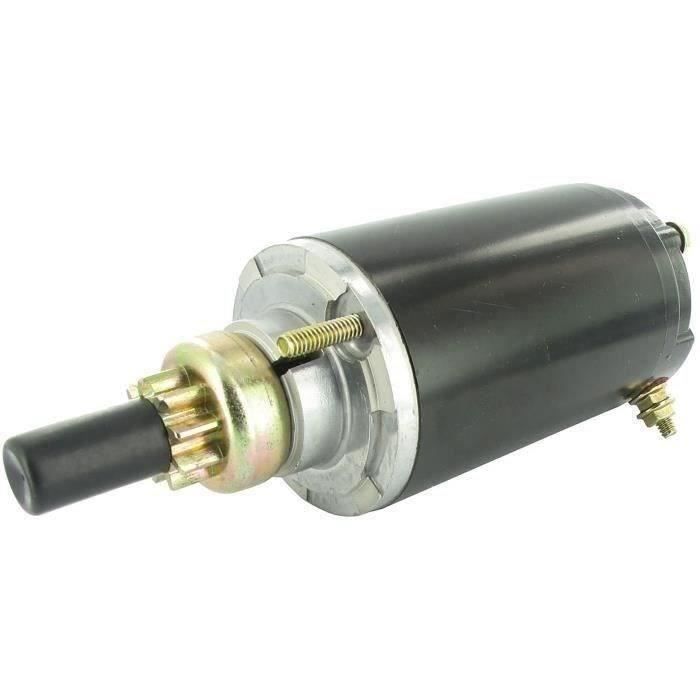 Démarreur électrique 9 dents adaptable KOHLER pour modèles KT19 - KT17, MV16 et MV18 bicylindres