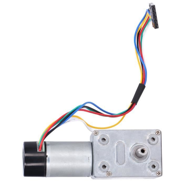 Moteur à Engrenages Vis Sans Fin Double Arbre DC 12V 53 Tr/min – Réduction Haute Puissance & Durabilité