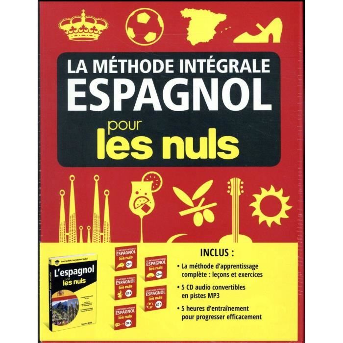 livre la methode integrale l espagnol pour les nuls cdiscount librairie