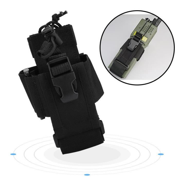 Sac Pour Talkie-walkie - Nylon, Compatible MOLLE - Pour Ceinture Ou Gilet, Idéal Extérieur, Chasse, Camping