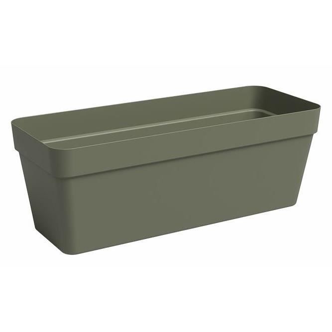 Jardinière - ARTEVASI - Capri - Plastique - Rectangulaire - Vert sec - 12,5 l