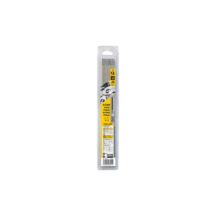 GYS Electrodes Rutiles E6013 Ø2.0mm - Soudage Arc Toutes Positions - Lot De 50 - Amorçage Facile
