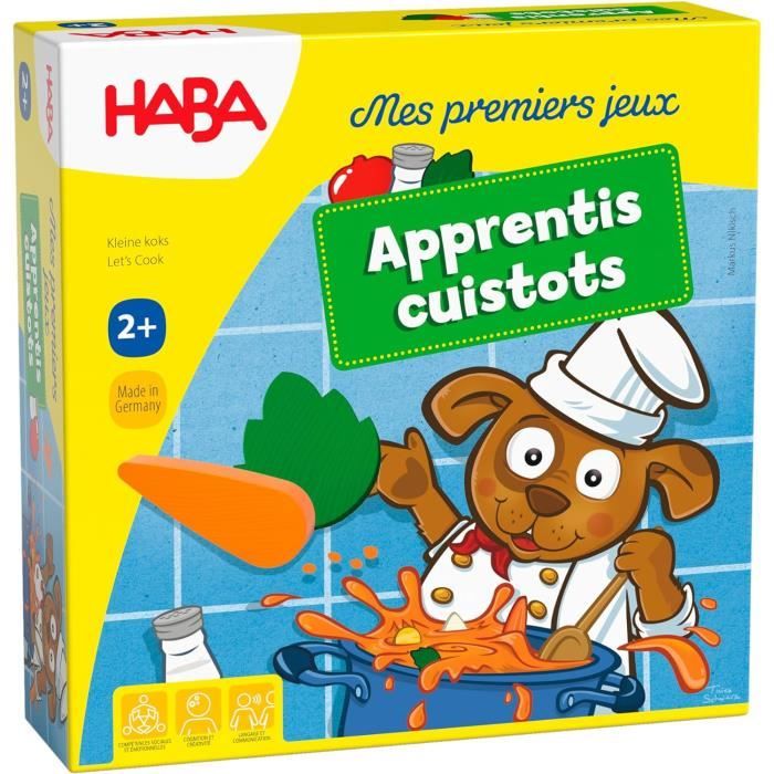 Jeu de societe HABA Mes Premiers Jeux Apprentis Cuistots 2 Ans et Plus Cdiscount Jeux Jouets