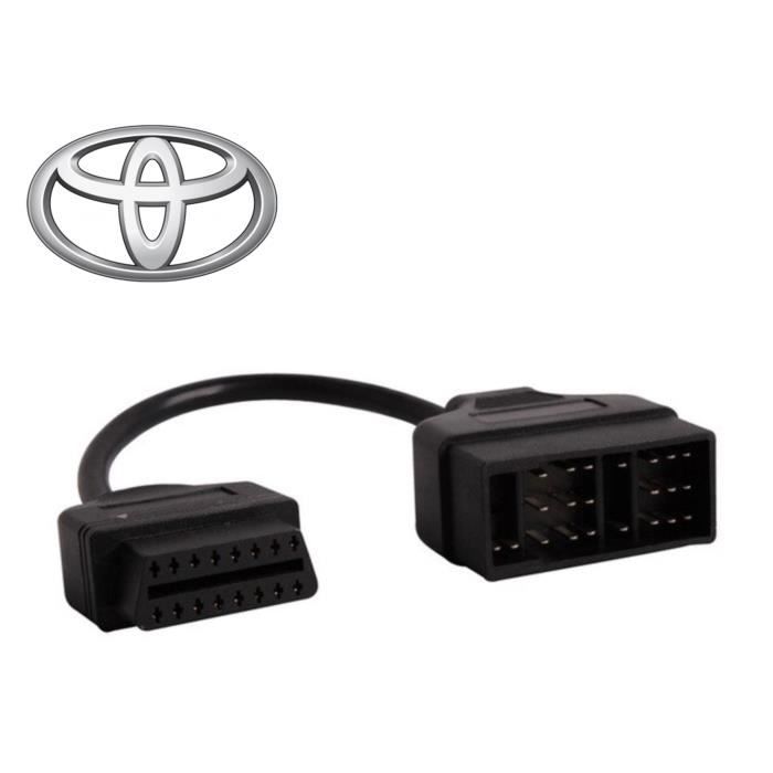 Adaptateur automobile Toyota 22 broches vers OBD2